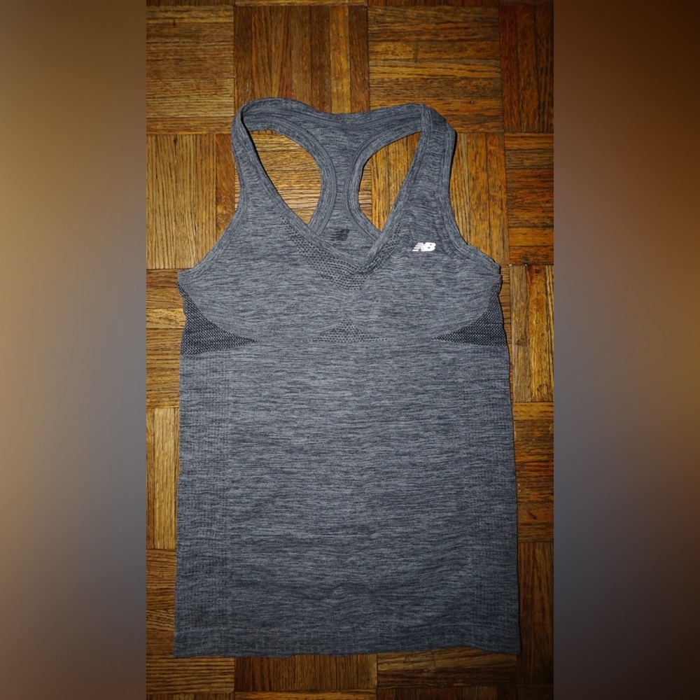 New Balance Charcoal Racerback Tank